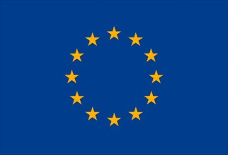 The European Union (EU) flag. AI generated