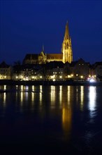 Regensburg, view of St Peter's Cathedral, Bavaria, Germany, Europe