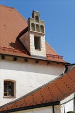 Wildenstein Castle, Spornburg, medieval castle complex, detail, roof, tile, window, best preserved
