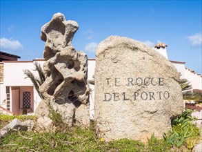 Rock formation. Le Rocce del Porto, Porto Cervo, panoramic view, Costa Smeralda, Sardinia, Italy,