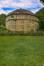 Moated castle Sachsenheim, castle Grosssachsenheim, former moated castle, architecture, historic