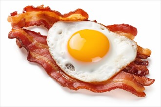 Sizzling Bacon and Egg Breakfast, AI generated