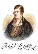 Robert Burns (born 25 January 1759 in Alloway, Ayrshire, died 21 July 1796 in Dumfries,