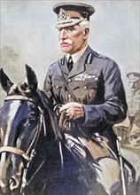 General Sir Horace Lockwood Smith-Dorrien, 1858 to 1930, British soldier, Historical, digitally