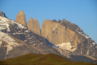 Andes mountain range, Torres del Paine National Park, Parque Nacional Torres del Paine, Cordillera