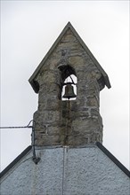 Bell tower, Malltraeth, Isle of Anglesey, Wales, Great Britain