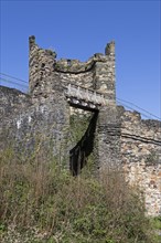 Town wall, Conwy, Wales, Great Britain