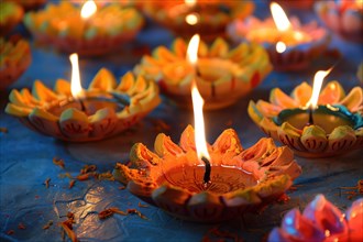 Diwali, Indian Festival of Lights, AI generated