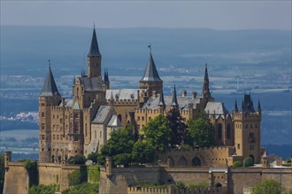 Hohenzollern Castle, ancestral castle of the princely dynasty and former ruling Prussian royal and