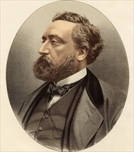 Leon Michel Gambetta, 1838-1882, French republican statesman, Historical, digitally restored