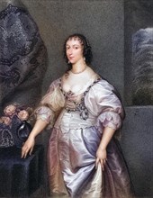 Henrietta Maria (born 15 November 1609 in Paris, died 10 September 1669 in Colombes Castle) was