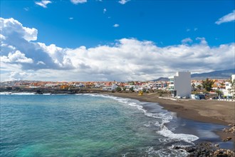 Panoramic of the beautiful beach of La Garita (Telde), Gran Canaria, Canary Islands