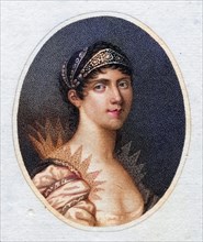 Josephine, 1763-1814, original name: Marie-Josephe-Rose-Tascher De La Pagerie, also Josephine