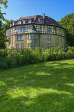 Moated castle Sachsenheim, castle Grosssachsenheim, former moated castle, architecture, historic