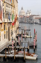 Grand Canal, in the background the church of Santa Maria della Saluti, Detailed view of the Grand