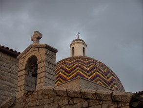 Dome of the Chiesa Parrocchiale di S. Paolo Apostolo, Olbia, Sardinia, Italy, Europe