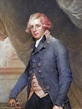 Richard Brinsley Sheridan, 1751-1816, Anglo-Irish playwright and politician, Historical, digitally