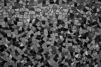 Mosaic as background, black and white, North Rhine-Westphalia, Germany, Europe
