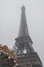 Paris, view, tour eiffel, france