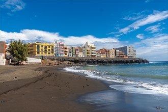 Panoramic of the beautiful beach of La Garita (Telde), Gran Canaria, Canary Islands