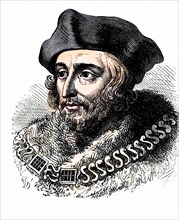 Sir Thomas More alias Saint Thomas More 1477 to 1535 English humanist statesman and Chancellor of