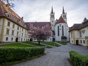 Abteihof, Goess Abbey, former convent of the Benedictine nuns, Leoben, Styria, Austria, Europe