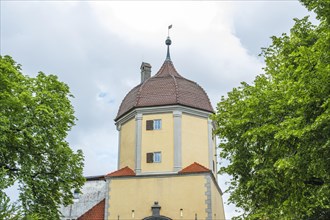 The Westertor, one of Memmingen's historic city gates, in the west of the old town centre of