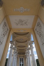 Arcade of the Gloriette, built in 1775, Schoenbrunn Palace Park, Schoenbrunn, Vienna, Austria,