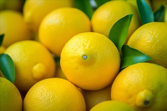 Lemon fruits. KI generiert, generiert, AI generated