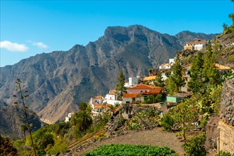 Beautiful mountain village near Roque Nublo in Gran Canaria, Canary Islands