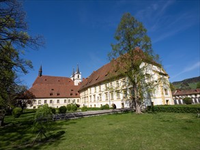 Goess Abbey, collegiate church, former convent of the Benedictine nuns, Leoben, Styria, Austria,