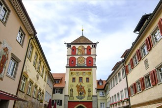 The Martinstor, also known as the Lindauer Tor, is one of the three remaining town gates in Wangen