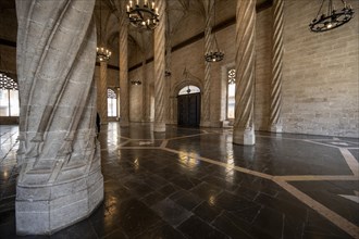 Interior, Lonja de la Seda Palace, UNESCO World Heritage Site, Valencia, Spain, Europe