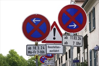 Traffic signs, Germany, Europe