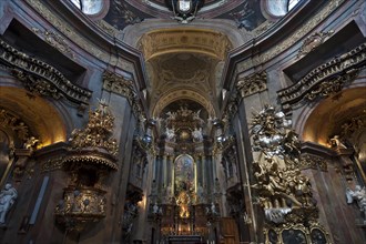 Chancel of the Rectorate Church of St Peter, completed in 1733, Vienna, Austria, Europe