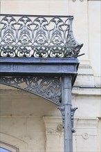 Municipal theatre, Theatre a l'Italienne with balcony railing designed by Hector Guimard in Art