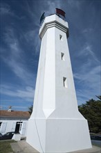 Lighthouse on the Atlantic coast, La Tranche, Vandee, France, Europe