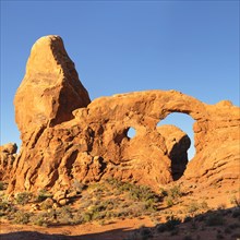 Turret Arch, Arches National Park, Utah, USA, Arches National Park, Utah, USA, North America
