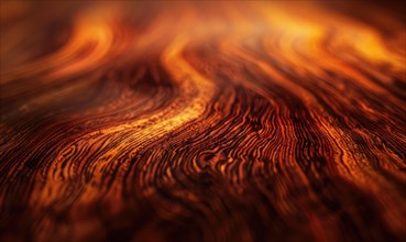 Background made of exotic tigerwood veneer AI generated