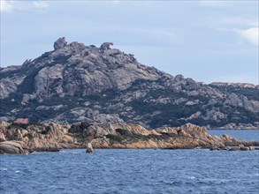Bear rock of Palau, landmark for sailors, near Palau, Sardinia, Italy, Europe