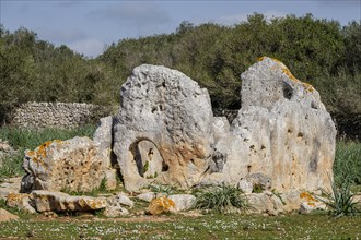 Ses Roques Llises Dolmen, Alaior, Menorca, Balearic Islands, Spain, Europe