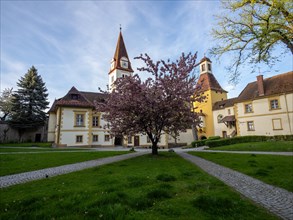 Abteihof, Goess Abbey, former convent of the Benedictine nuns, Leoben, Styria, Austria, Europe