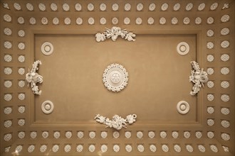 Decorative vault in the Gloriette, built in 1775, Schoenbrunn Palace Park, Schoenbrunn, Vienna,