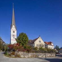 Old parish church of St Martin, Partenkirchen district, Garmisch-Partenkirchen, Werdenfelser Land,