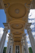 Arcade of the Gloriette, built in 1775, Schoenbrunn Palace Park, Schoenbrunn, Vienna, Austria,