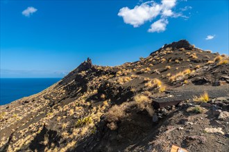 Rock formation on the coast of Agaete, Roque Guayedra, Gran Canaria