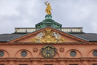 Corps de Logis, baroque three-winged complex Rastatt Palace, former residence of the Margraves of