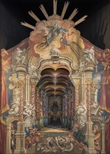 The Holy Sepulchre around 1750, St Oswald's Church, Baunach, Upper Franconia, Bavaria, Germany,