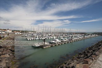 Marina, Port Bourgenay-Talmont Saint Hilaire, Vandee, France, Europe