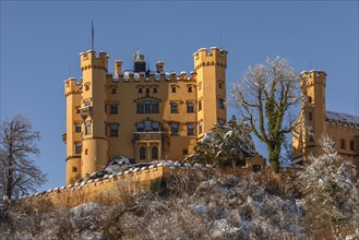 Hohenschwangau Castle, Schwangau near Fuessen, Allgaeu, Bavaria, Germany, Fuessen, Bavaria,
